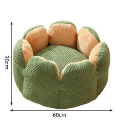 Cactus Petal Pet Bed Thickened Winter Cushion