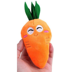 Cute Carrot Plush Dog Toy