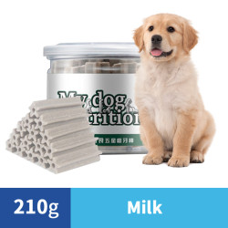 210g My Dog Nutrition Dental Sticks (20+ sticks) Pet Dog Snack Pet Dog Treats-Milk