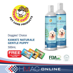 Doggies’ Choice 2 Bottles Kawati Naturale Gentle Puppy Shampoo - 500ml (w/ FREE Medicated Soaps)
