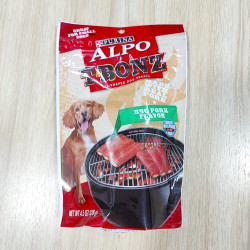 Alpo T-Bonz Dog Treats BBQ Pork Flavor 128g Dog Snack