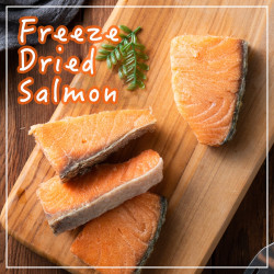 All Natural Freeze Dried Salmon Pet Treat Training Treat Topper Mix For Dogs Cats Kitten